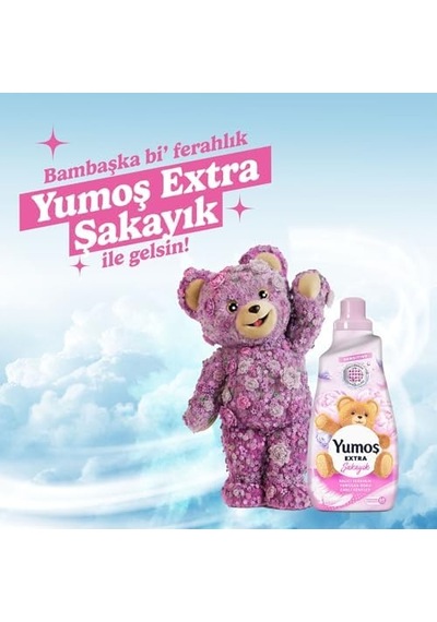 Extra Konsantre Çamaşır Yumuşatıcısı Şakayık 1440 Ml 1000'li Set