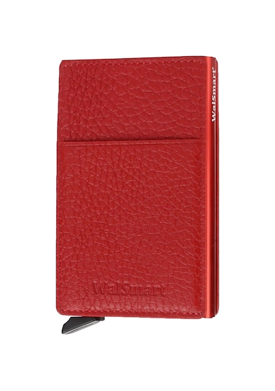 Walsmart Pocket Flotur Akıllı Mekanizmalı Deri Cüzdan Kırmızı