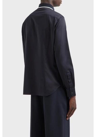 Emporio Armani Erkek Gömlek 6d1cm1 1k6dz 0920 Lacivert