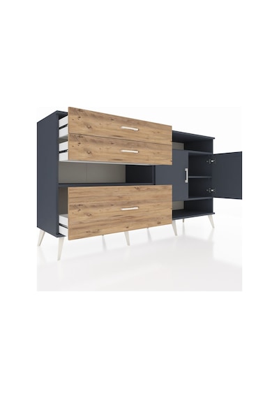 Hyperion Konsol 4 Raflı 3 Çekmeceli 2 Kapaklı 176x44x99 Antrasit- Antrasit-antrasit/çam Hyperion Konsol 4 Raflı 3 Çekmeceli 2 Kapaklı 176x44x99 Antrasit- Antrasit-antrasit/çam