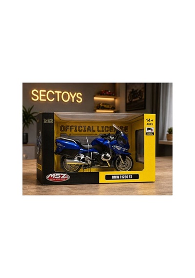 1:12 Ölçek Bmw R1250 Rt Diecast Model Motosiklet Kutulu Lisanslı Bmw R1250 Rt Motor