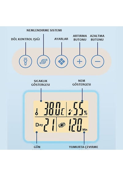 Altın Kuluçka 70 Lik Kuluçka Makinesi