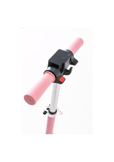 Mini Bonito Çocuk Katlanabilir, Led Işıklı, Amortisörlü Elektrikli Scooter Ayarlanabilir Direksiyonlu Dizlik Ve Dirseklik Hediyedir Pembe