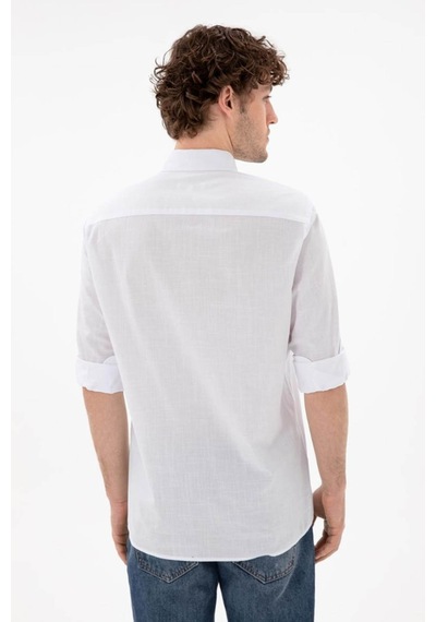 U.S. Polo Assn. Enzogl026y Beyaz Erkek Gömlek Pu-8956 L U.S. Polo Assn. Enzogl026y Beyaz Erkek Gömlek Pu-8956 L