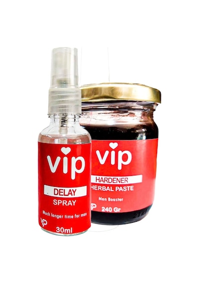Vıp Delay30 Mlsprey + Erkeklere Ekstradestek Özel Performansmacunu240 Gr