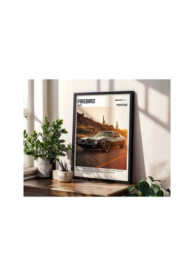 Ferrari 812 Superfast Ahşap Çerçeveli Poster Tablo V12 Supercar Siyah