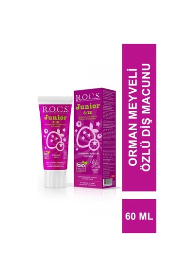 Mey İthalat .junior Diş Macunu 6-12 Yaş 60 Ml Orman Meyveleri Renkli