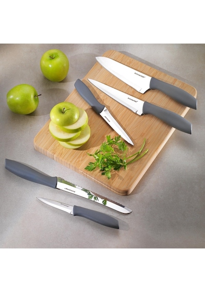Schafer Quick Chef Bıçak Seti 5 Parça-gri Çok Renkli