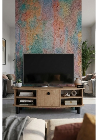 Vienna Tv Sehpası Suntalam Bej 136x44 Cm Diğer