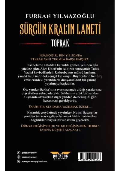 Sürgün Kralın Laneti- Toprak -furkan Yılmazoğlu- Perseus Yayınevi