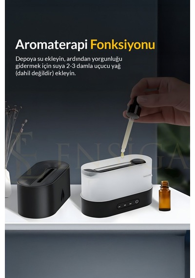 Alev Efektli Ultrasonik Aroma Difüzör