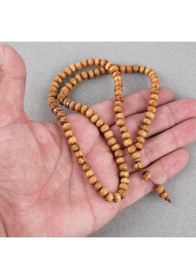 Şimşir Ağacı 99luk Tekerlek Kesim 7x5mm Namaz Tesbihi