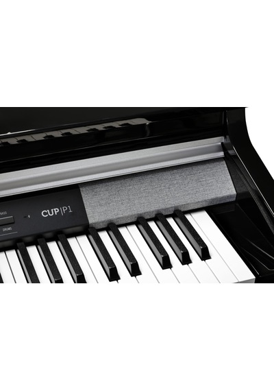 Kurzweil Cupp1-bp Dijital Piyano Siyah Lake Parlak Siyah Kaplama Lüks Görünüm