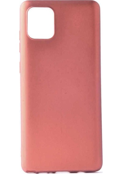 Samsung Uyumlu Galaxy A81 Note 10 Lite Kılıf Zore Premier Silikon Kapak Rose Gold