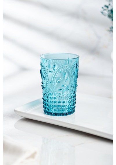 Akrilik Aquamarin Tekli Kısa Bardak & Su Meşrubat Kahve Yanı Bardağı 400 ml ( Cam Değildir