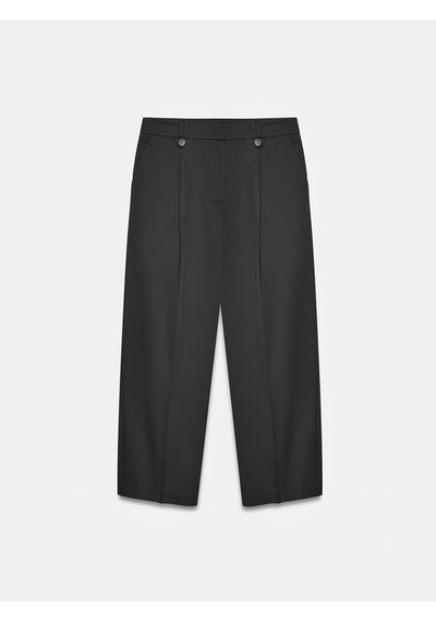 Dilvin 72697 % 100 Pamuk Düz Kesim Chino Pantolon-siyah