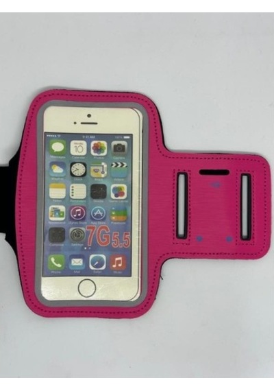 Pembe Apple iPhone Uyumlu 12 iPhone 13 Kol Bandı Spor İçin Telefon Kılıf 13.5 Cm 7 Cm Telefon Kılıfı