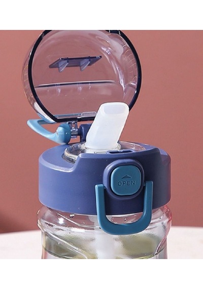 Diller 550 Ml Kiremit Pipetli Spor Okul Ve Günlük Matara Kilitli