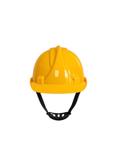 Essafe Çene Bağlı Vidalı Sarı Baret
