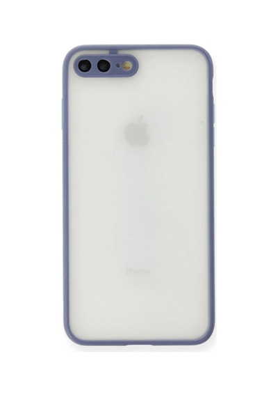 Apple Uyumlu iPhone 7 Plus Kılıf Montreal Silikon Kapak - Gri 1