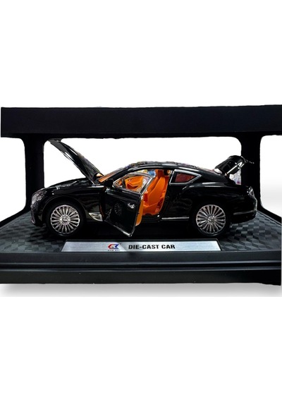1:24 Metal Model Koleksiyon Araba Bentley Siyah 21 Cm Cz140b