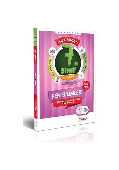 Formül Yayınları 7. Sınıf Sıra Sende Fen Bilimleri Alıştırmalı Ve