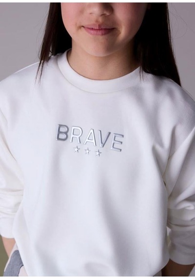 Kız Sweatshirt 25kmyr7423 KREM