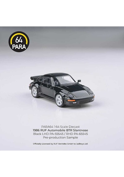 Para64 Porsche Ruf 1986 Btr Black Lhd Pa-55545 Çok Renkli