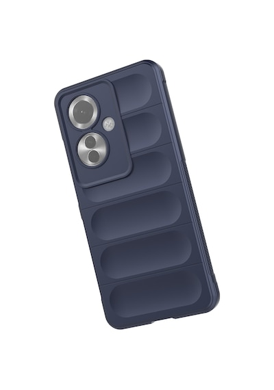 Oppo Reno 11f 5g Kılıf Esnek Tpu Oyuklu Arka Yüzey Tasarımlı Zore Etnik Silikon Kapak Siyah