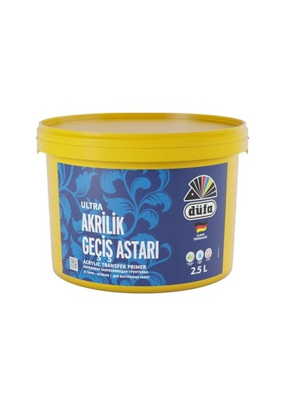 Akrilik Geçiş Astarı 2,5 Lt Kolay Uygulama İle İç Cephe 0,15 L