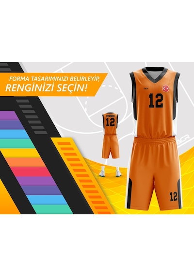 Acr Giyim Kişiye Özel Basketbol Forması - Dizayn : Klasik