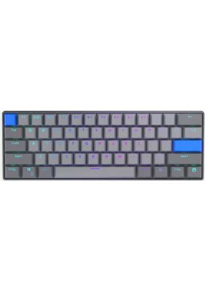 Thock V2 Compact Wireless %60 Yellow Switch Argb Kablosuz İngilizce Gaming Klavye Ey5a132
