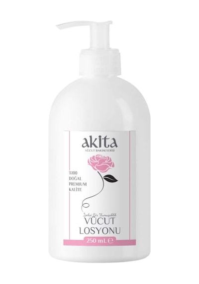 Akita Doğal Vücut Losyonu Gül 250 ML