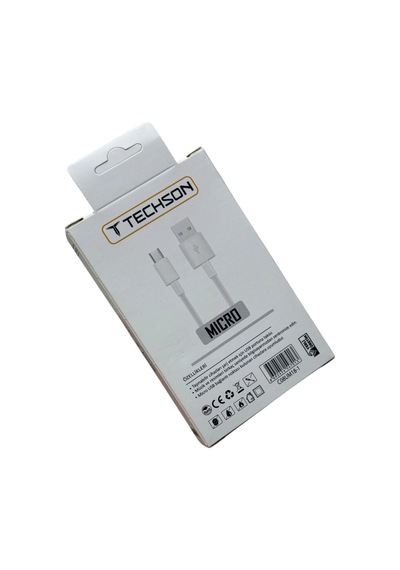 Techson Micro Usb 2.4a Hızlı Şarj Kablo Usb 3.0 Veri Aktarımı 1m C08-m
