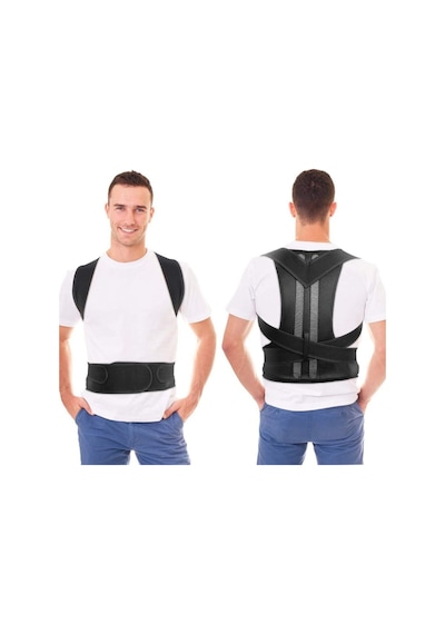 Manyetik Dik Duruş Korsesi Kamburluk Önleyici, Balenli, Unisex