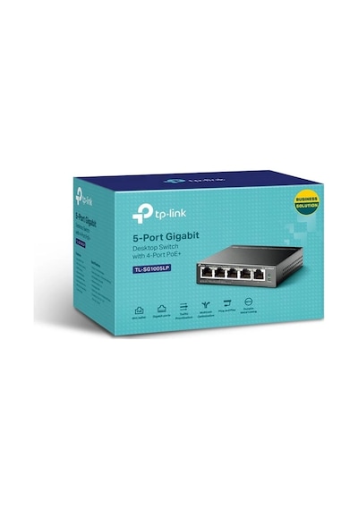 Tp-link Tl-sg1005lp 5 Port 4 Port Poe+ 10-100-1000 Mbps 1 Port Uplink Switch