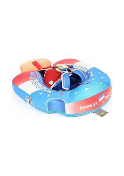 Mambobaby Yüzme Simidi - Stars&stripes, Emniyetli, Gölgelikli Ve Ayak Destekli