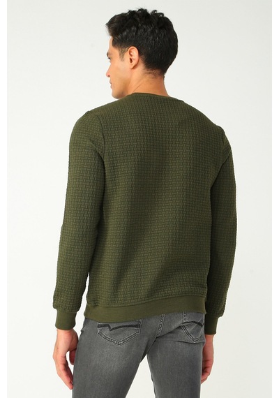 Loft Erkek Slim Fit Haki Kazak LF2025441 Haki