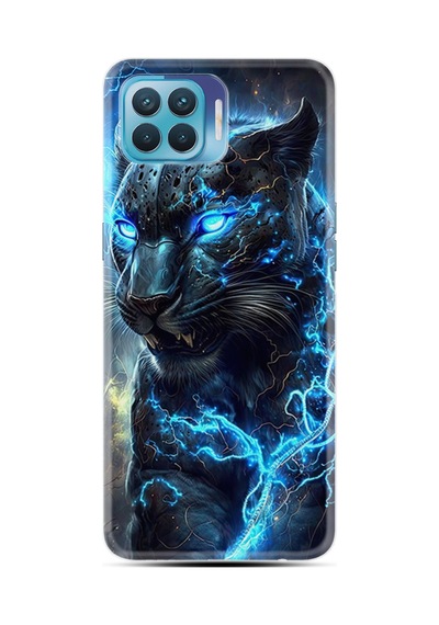 Oppo Reno 4 Lite Kılıf Hayat Serisi Desenli Black Panther -stock Code 2019