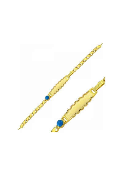 Altın Çocuk Bileklik Lazerle Isim Yazılır Sg42-650569 Sarı Altın