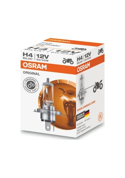 Osram 64193clc 12v H4 60/55w Civalı Amp.p43t Tırnaklı 2.kalite
