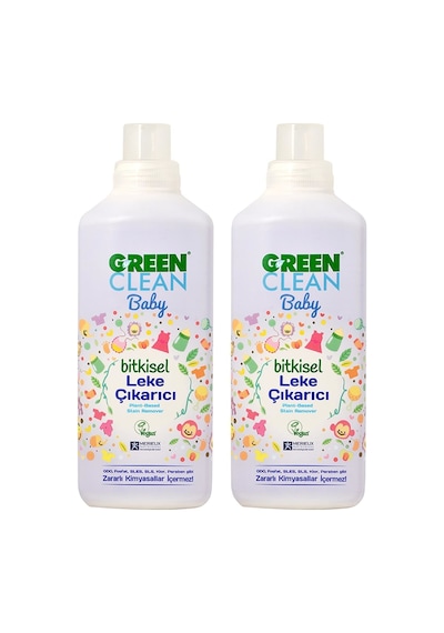 U Green Clean Baby Bitkisel Leke Çıkarıcı 2 x 1000 ML