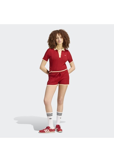 Adidas Polo Sh Sleeves Kadın Kırmızı Polo Yaka T-shirt Kr7060 2800278