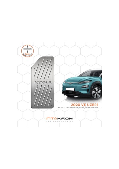 Hyundai Kona Electric Krom Ayak Dinlendirme Pedalı - 2020 Ve Üzeri