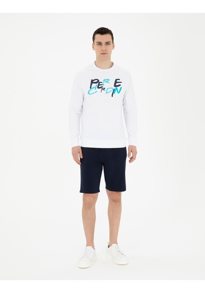 Pierre Cardin Erkek Beyaz Sweatshirt 50285538-vr013 Beyaz