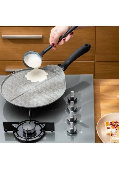 Emsan Rosa 26cm Granit Waffle Tavası Gri