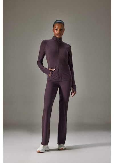 Defacto Slim Fit Dar Kesim Dik Yaka İçi Yumuşak Tüylü Hırka G4087ax25aubn340 Kahve-bn340