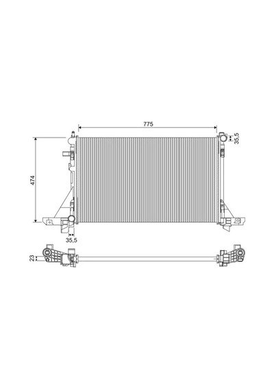 Valeo 701953 Motor Radyatoru 2140000q2b 2140000q2f 2140000q4k