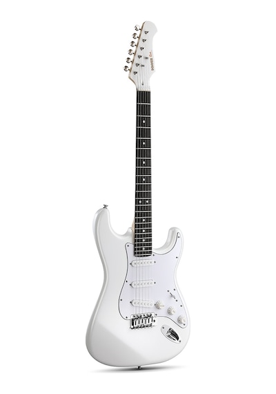 Donner Dst Seeker Deluxe Amfili Elektro Gitar Seti Beyaz