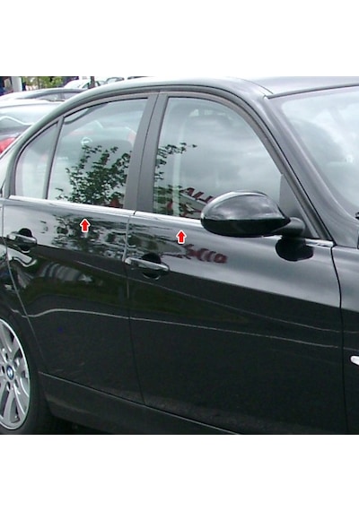 Bmw E90 3 Serisi Krom Cam Çıtası 2005-2011 4Prç